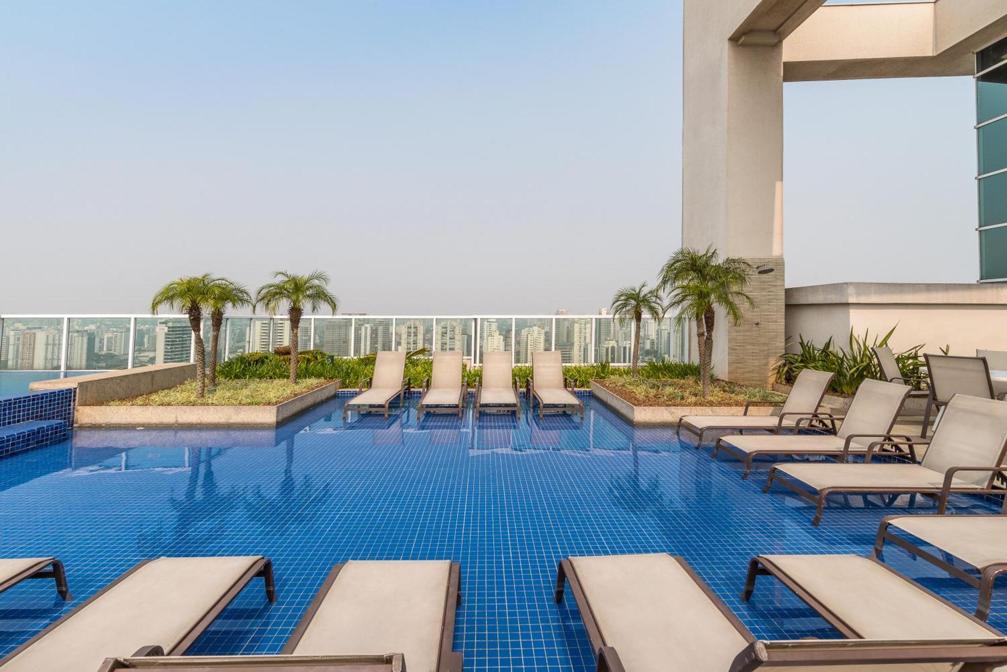 Estilo, Conforto E Vista Panoramica Ideal Para Trabalho Ou Lazer São Paulo Exterior foto