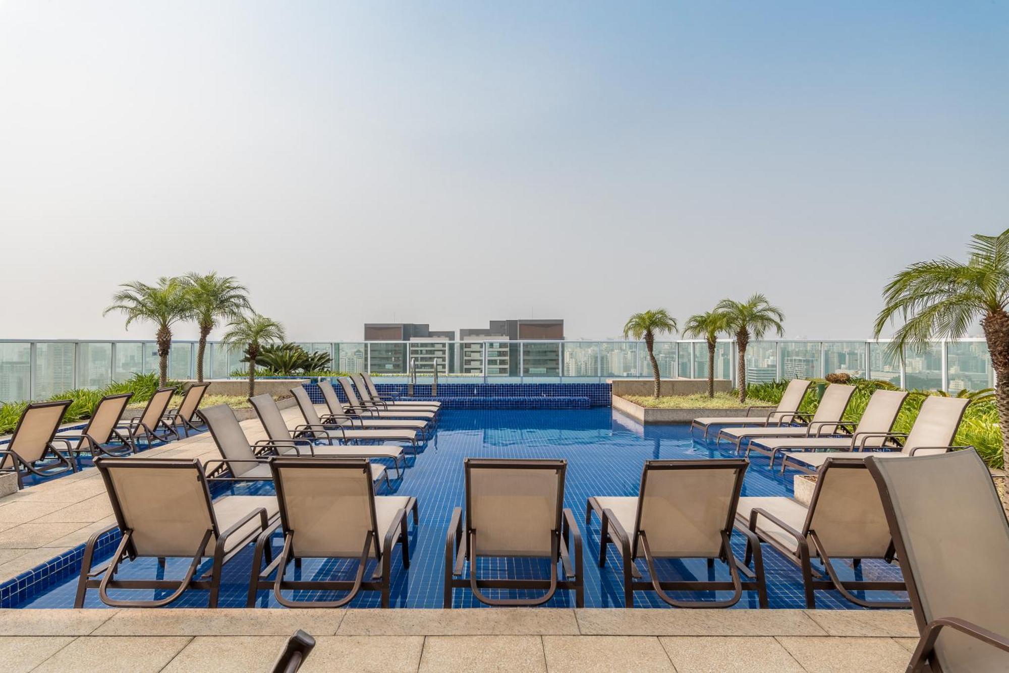 Estilo, Conforto E Vista Panoramica Ideal Para Trabalho Ou Lazer São Paulo Exterior foto